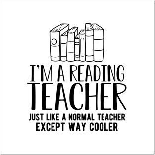 Book - I'm a reading teacher just like a normal teacher except way cooler Posters and Art